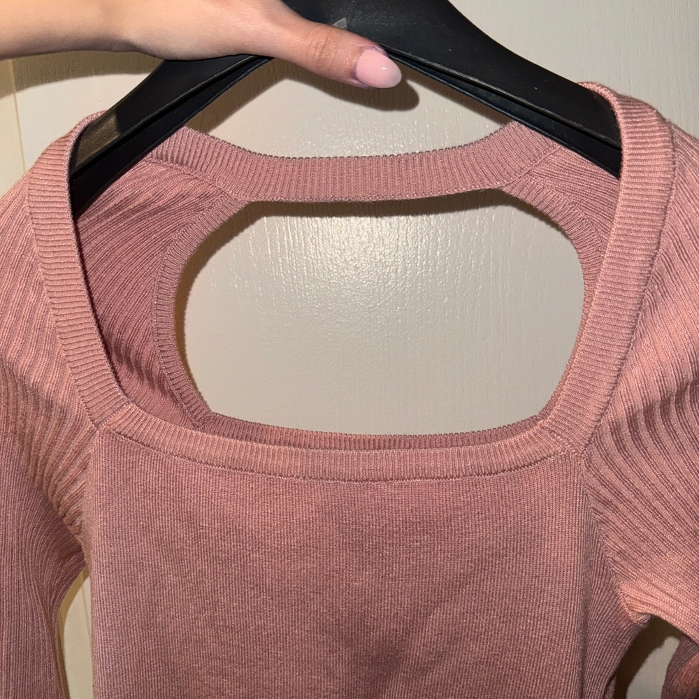 Forever 21 Mauve Long Sleeve Bodysuit - Picture 4 of 4